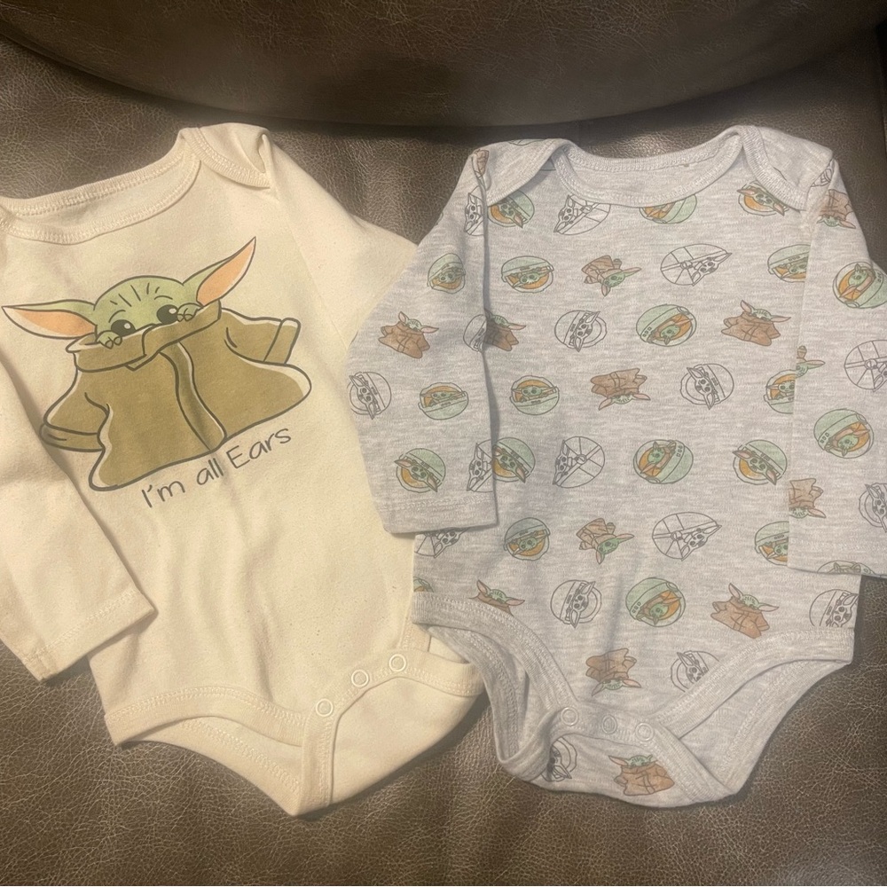 Star Wars Baby Long Sleeve Onesies